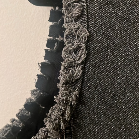 Boho jean vest size M/L grunge - Picture 13 of 16